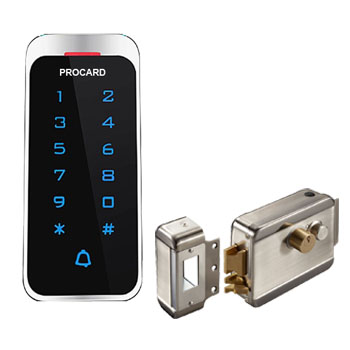 Bộ khóa điện cổng thẻ từ - mã số PROCARD T5